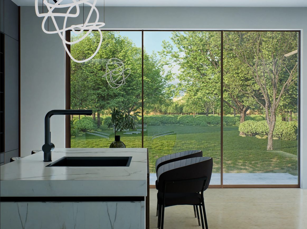 Modern property exterior